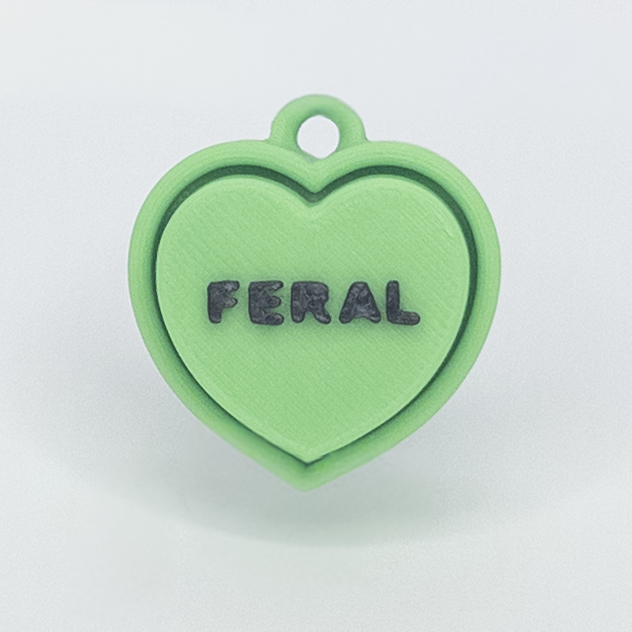 Feral Heart Fidget Clicker