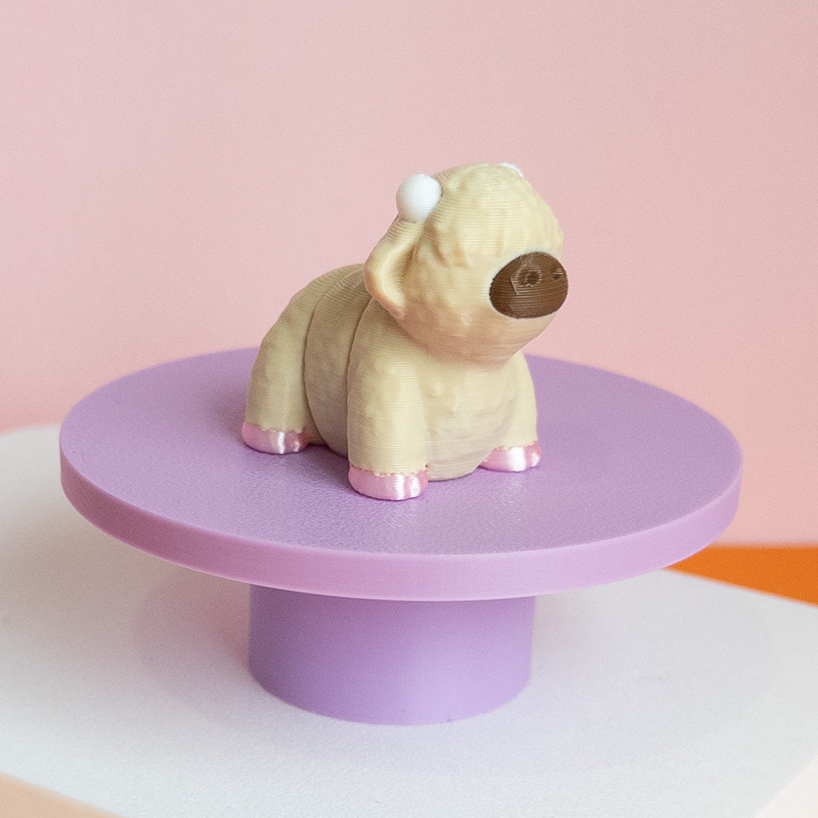 Baby Highland Cow Desk Buddy