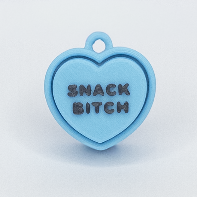 Snack B*tch Heart Fidget Clicker