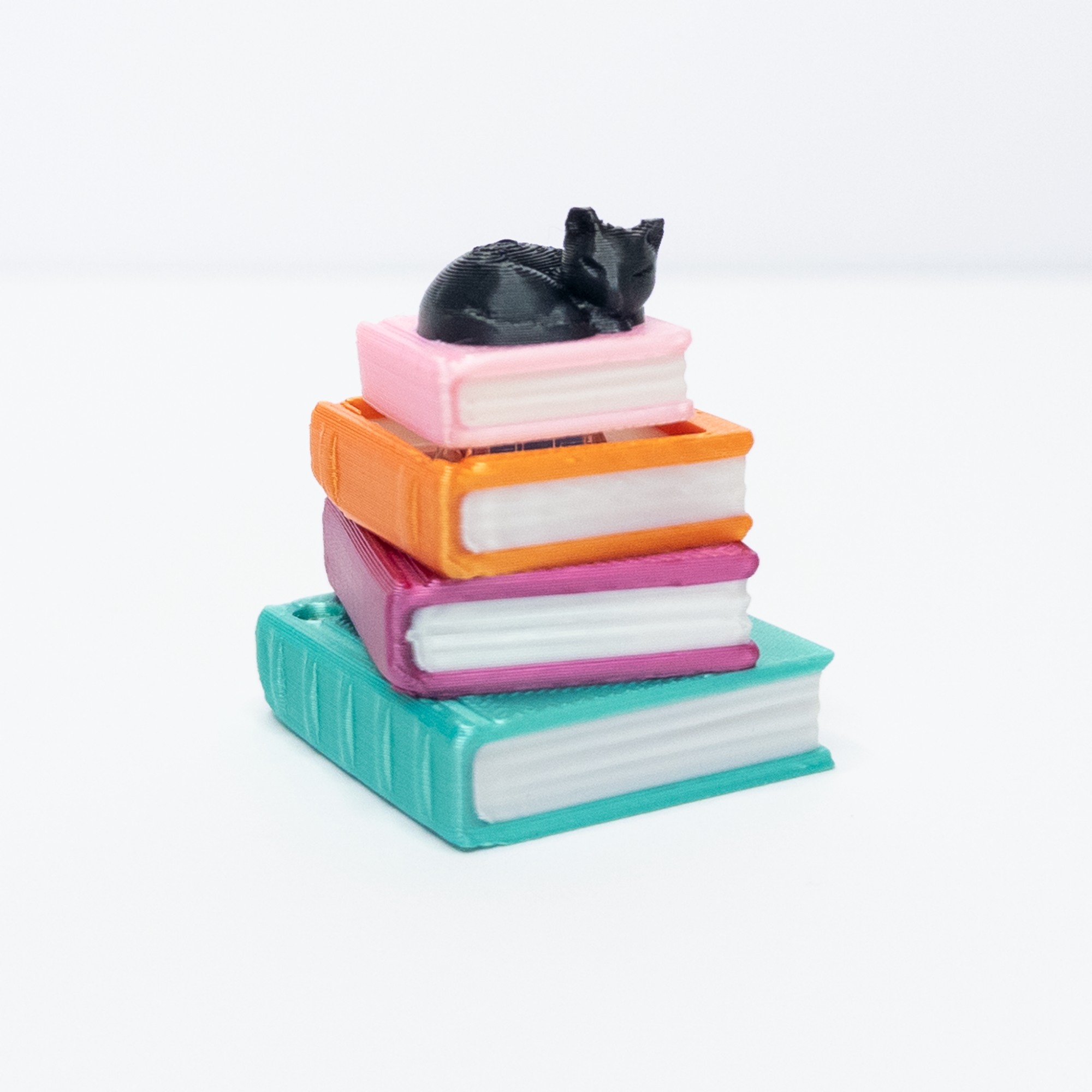 Cat Book Pile Fidget Clicker