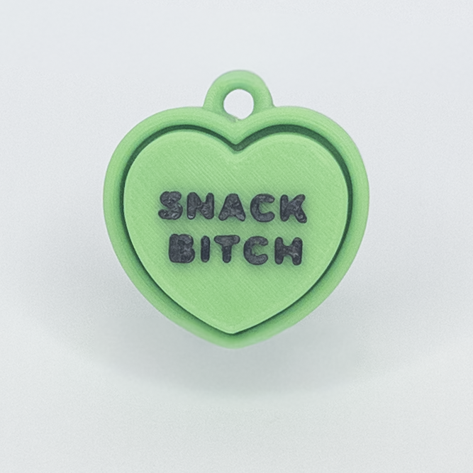 Snack B*tch Heart Fidget Clicker