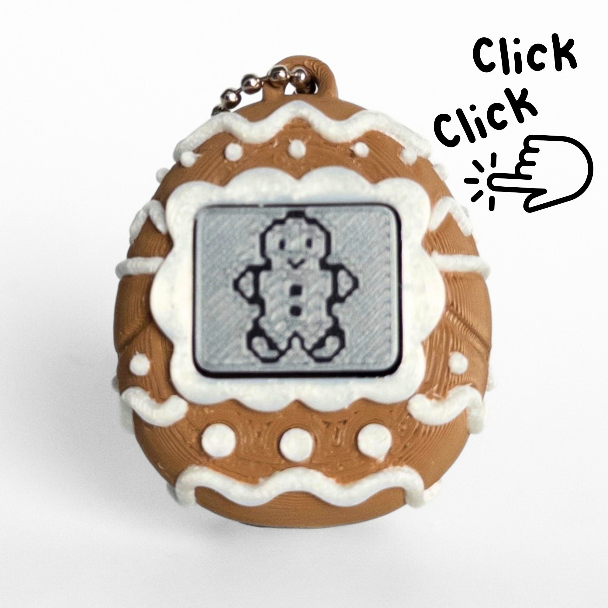 Gingerbread Tamagotchi Fidget Clicker