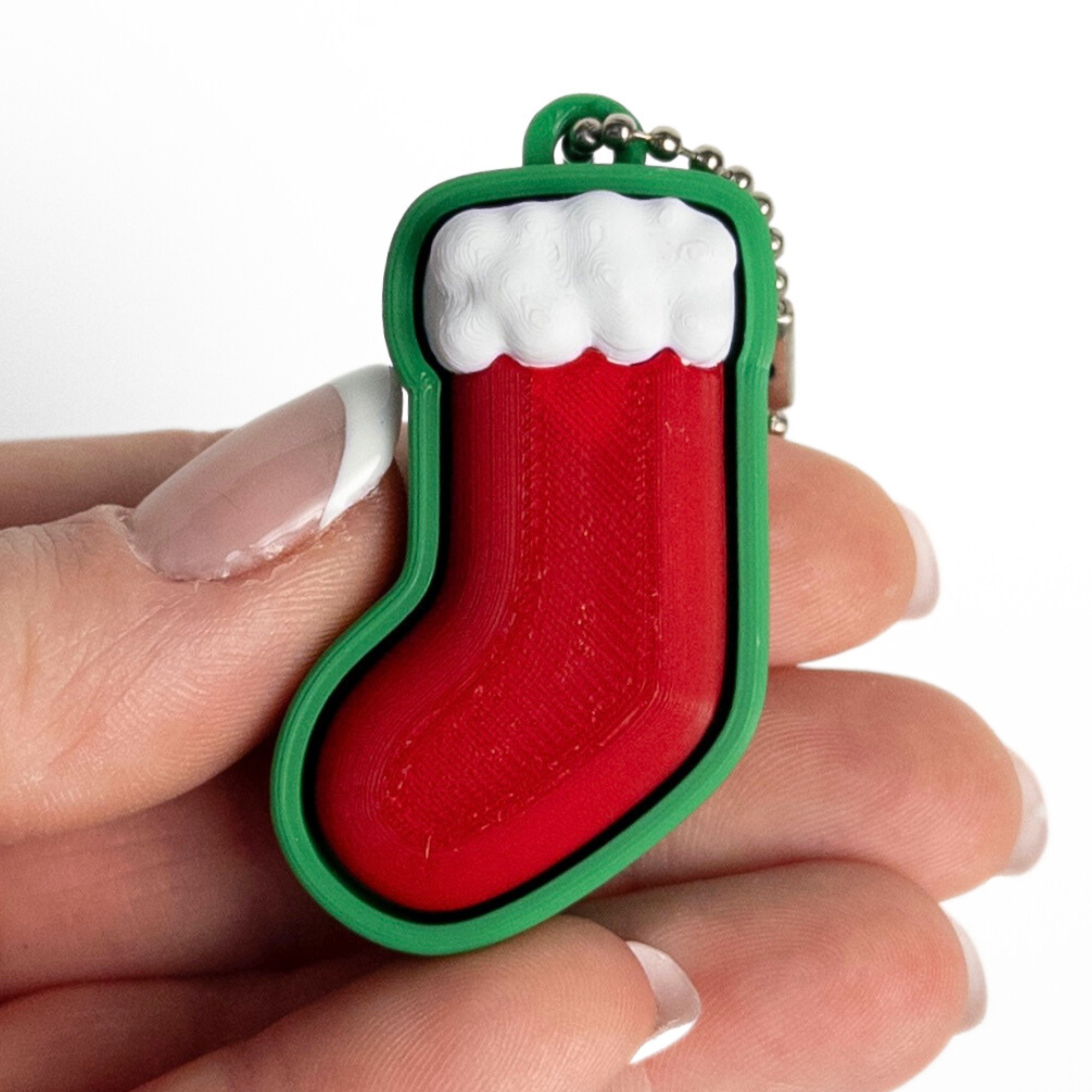 Santa Stocking Fidget Clicker