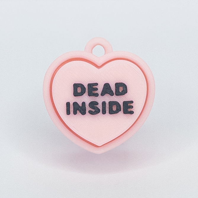 Dead Inside Heart Fidget Clicker