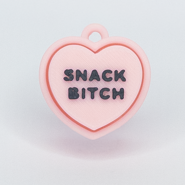 Snack B*tch Heart Fidget Clicker