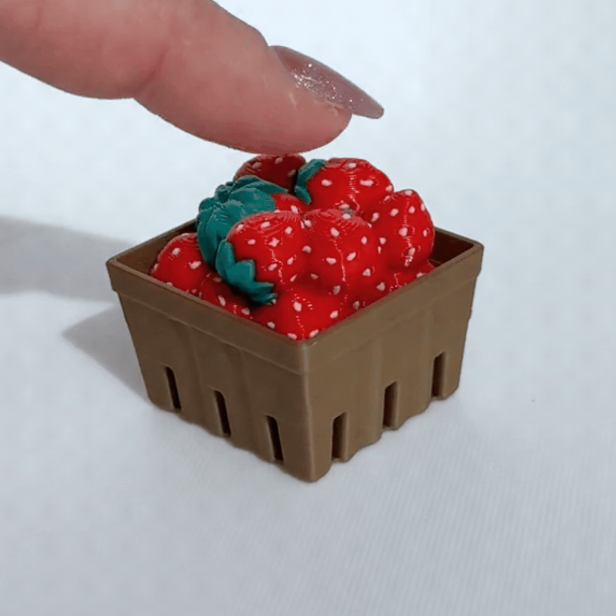 Crate Of Strawberries Fidget Clicker