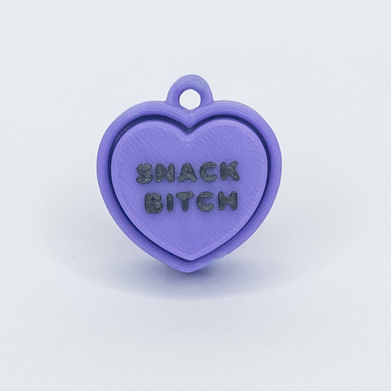 Snack B*tch Heart Fidget Clicker